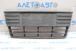 Front bumper grille central Ford Focus mk3 11-14 prerest matte, broken fasteners