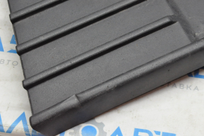 Front bumper grille central Ford Focus mk3 11-14 prerest matte, broken fasteners, pressed