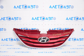 Radiator grill grill Hyundai Sonata 11-13 with emblem, scratches, sand