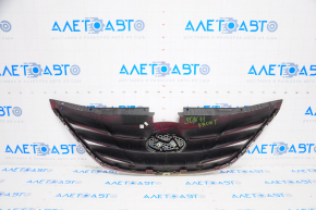 Radiator grill grill Hyundai Sonata 11-13 with emblem, scratches, sand