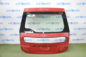 Naked trunk door with glass Toyota Prius 30 10-11 red 3R3, without small glass