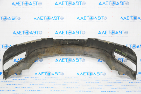 Rear bumper bare Lincoln MKZ 13-16 lower part, structure, rubbed