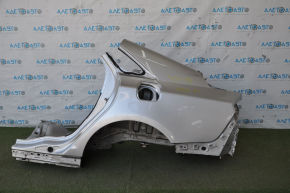 Quarter wing rear left Lincoln MKZ 13-20 silver, pokes