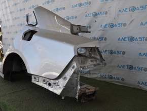 Quarter wing rear left Lincoln MKZ 13-20 silver, pokes