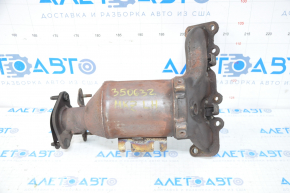 Exhaust manifold with catalytic converter left Lincoln MKZ 13-16 3.7