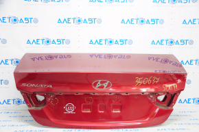 Hyundai Sonata 11-14 Trunk Lid Red TR, Pokes