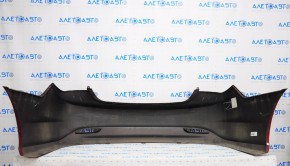 Rear bumper bare Hyundai Sonata 11-13 red, scratches