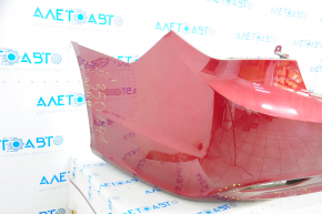 Rear bumper bare Hyundai Sonata 11-13 red, scratches