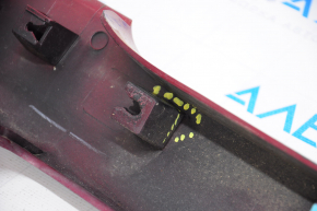Right threshold Hyundai Sonata 11-13 red, 2 broken fasteners, scuffed