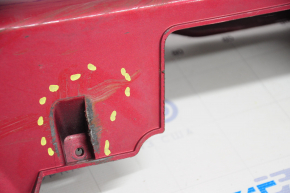Right threshold Hyundai Sonata 11-13 red, 2 broken fasteners, scuffed