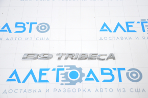 The Subaru b9 Tribeca trunk door emblem TRIBECA