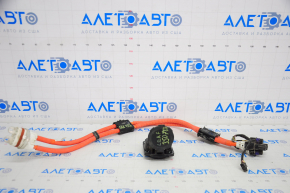 Charging port with cable fast charge CHAdeMO right Nissan Leaf 13-17 broken chip, broken socket housing