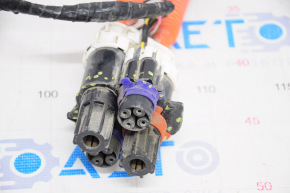 Charging port with cable fast charge CHAdeMO right Nissan Leaf 13-17 broken chip, broken socket housing