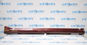Right threshold Toyota Avalon 13-18 red dented, fractures, broken fasteners, painted