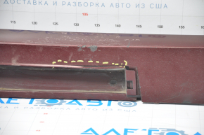 Right threshold Toyota Avalon 13-18 red dented, fractures, broken fasteners, painted