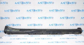 Right threshold Toyota Prius 30 10-15 black dented, broken fasteners