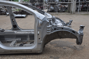 Front right quarter Chevrolet Volt 11-15 silver on the body