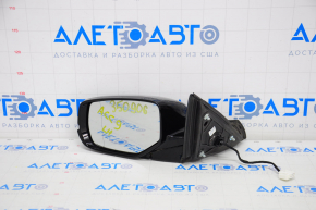 Left side mirror complete Honda Accord 13-15 6 pins, turn signal, black