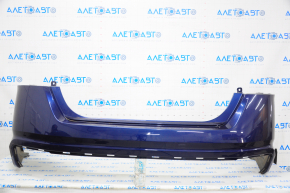 Bare rear bumper Nissan Altima 19-22 without parking sensors, blue, crack in mount