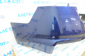 Bare rear bumper Nissan Altima 19-22 without parking sensors, blue, crack in mount
