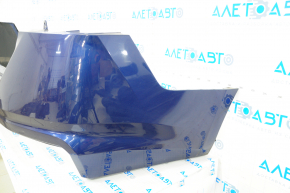 Bare rear bumper Nissan Altima 19-22 without parking sensors, blue, crack in mount