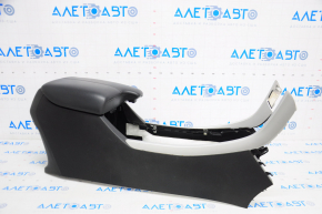 Console central armrest Honda Accord 13-17 leather black, scratches