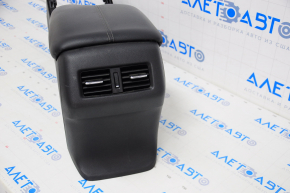 Console central armrest Honda Accord 13-17 leather black, scratches