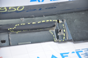 Right threshold Toyota Camry v50 12-14 usa LE XLE with chrome black broken fastening, lower fastenings are dented