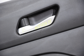 Door trim card rear left Nissan Altima 19-21 leather, black, scratch