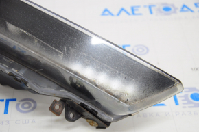 Fog light right PTF Honda Accord 13-15 water damage, chrome chipped