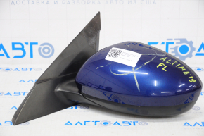 Side mirror left complete Nissan Altima 19-24 3 pins, blue