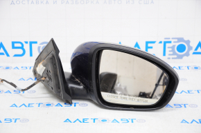Side mirror right complete Nissan Altima 19-24 3 pins, blue