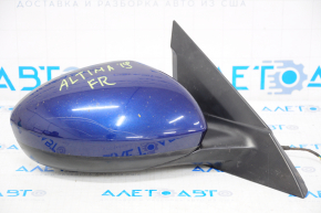 Side mirror right complete Nissan Altima 19-24 3 pins, blue