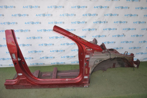 Front quarter right Hyundai Sonata 11-15 red with central pillar