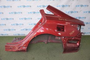 Quarter wing rear left Hyundai Sonata 11-12 red