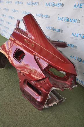 Quarter wing rear left Hyundai Sonata 11-12 red