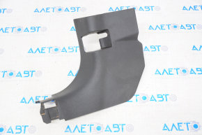 Front pillar trim lower left Nissan Altima 19-24 black