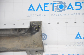 Left threshold Toyota Camry v55 15-17 usa silver broken fasteners, tear, lower fastener torn off