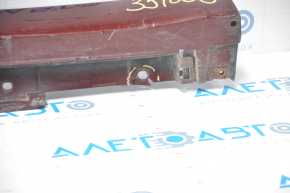 Left threshold Toyota Avalon 13-18 red dented front part, broken fasteners, painted