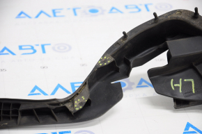 Left wiper grille seal Honda Accord 13-17 2 missing fasteners