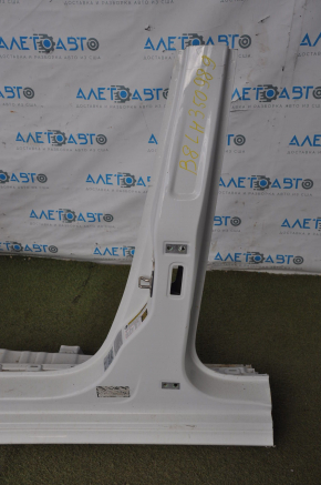 Front quarter left VW Passat b8 16-19 USA white with central pillar