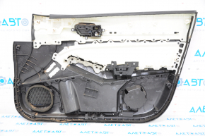 Door trim card front left Nissan Altima 19-20 leather, black, leather defect