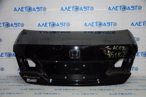 Trunk lid Honda Accord 13-17 prerest without spoiler, black NH731P, bumps
