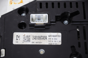 Instrument cluster Nissan Altima 19-22 16k, water damage, for spare parts