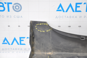 Left threshold Toyota Prius 30 10-15 graphite fracture, broken fasteners, torn off lower fastener dented at the rear