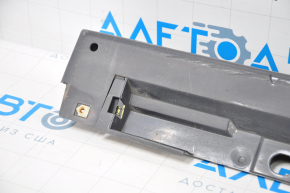 Left threshold Toyota Prius 30 10-15 graphite fracture, broken fasteners, torn off lower fastener dented at the rear