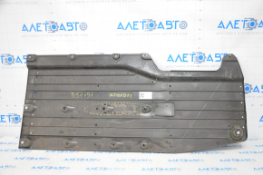 Right underbody protection Nissan Altima 19-25 rear, dented, tears
