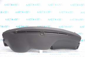 Torpedo front panel with AIRBAG Honda Accord 13-17 black, wood trim