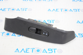 Front right window lift control Nissan Altima 19-24 black, with overlay