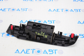 Front right window lift control Nissan Altima 19-24 black, with overlay